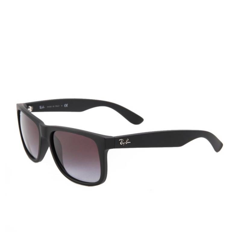 Ray-Ban Sonnenbrille Ray-Ban Justin RB4165 601/8G 55 Matte Black Grey Gradient von Ray-Ban