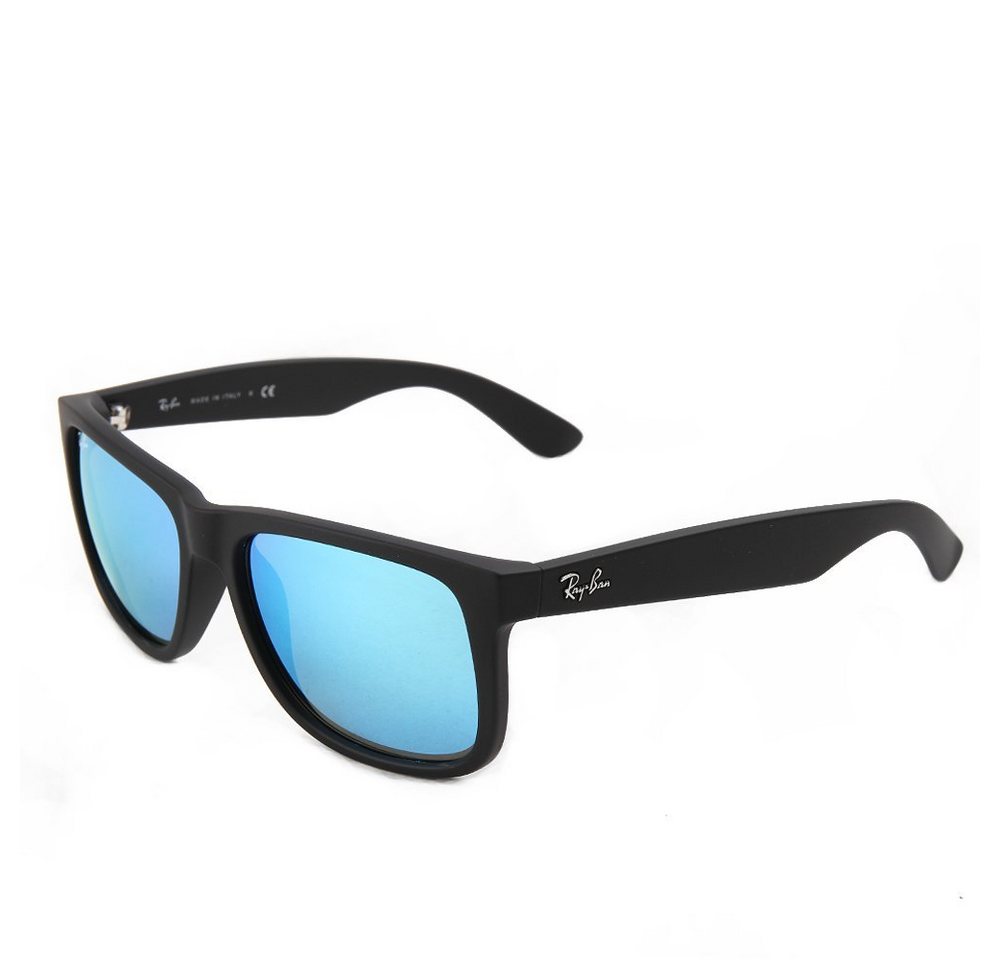 Ray-Ban Sonnenbrille Ray-Ban Justin RB4165 622/55 55 Matte Black Ice Blue Ray-Ban Sonnenbrille Ray-Ban Justin RB4165 622/55 55 Matte Black Ice Blue von Ray-Ban