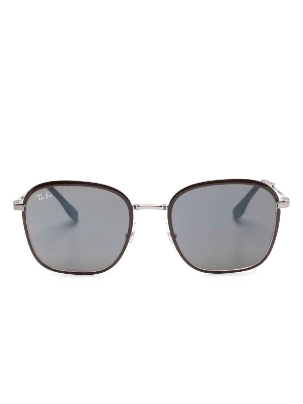 Ray-Ban Sonnenbrille mit eckigem Gestell - Braun von Ray-Ban