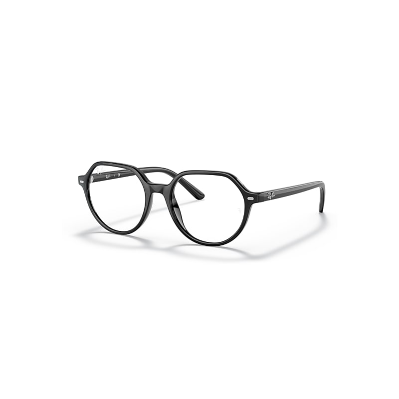 Ray-Ban Thalia Optics Kids  Schwarz Fassung Klar Glas Polarisiert 47-16 von Ray-Ban