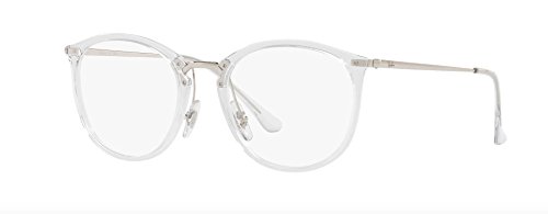 Ray-Ban Unisex-Erwachsene 0RX 7140 2001 51 Brillengestelle, Transparent von Ray-Ban