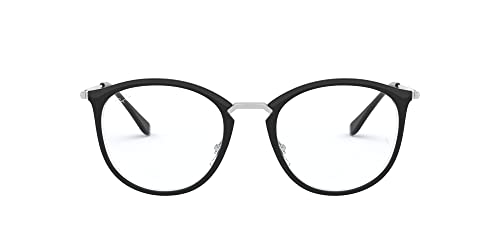 Ray-Ban Unisex-Erwachsene 0RX7140 Brillengestelle, Schwarz (Transparente On Top Black), 51 von Ray-Ban