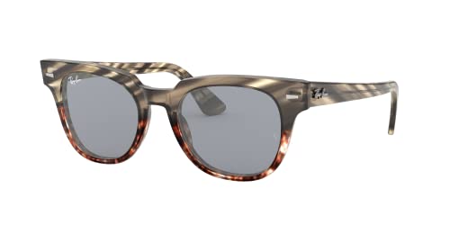 Ray-Ban Unisex-Erwachsene 0RB2168 Sonnenbrille, Braun (Grey Gradient Brown Striped), 49 von Ray-Ban