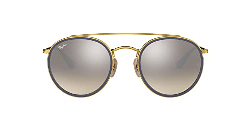 Ray-Ban Unisex-Erwachsene Rb 3647n Brillengestelle, Gold (Gold/Gradient Brown Mirror Silver), 51 von Ray-Ban