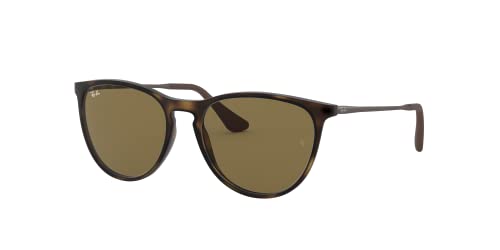 Ray-Ban Unisex Izzy Sonnenbrille, Mehrfarbig (Gestell: Havana/Gunmetal, Gläser: Braun Klassisch 700673), Medium (Herstellergröße: 50) von Ray-Ban