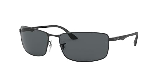 Ray-Ban Unisex Mod. 3498 Sonnenbrille, Schwarz (Gestell: Schwarz, Gläser: Grün Klassisch 002/71), X-Large (Herstellergröße: 61) von Ray-Ban