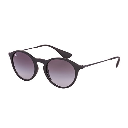 Ray-Ban Unisex RB4243 Sonnenbrille, Schwarz (Gestell: schwarz, Gläser: grau verlauf dunkelgrau 622/8G), Medium (Herstellergröße: 49) von Ray-Ban