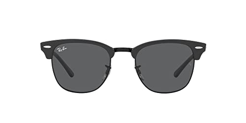 Ray-Ban Unisex Rb3016 Clubmaster Sonnenbrille, Grün auf Schwarz/Dunkelgrau von Ray-Ban