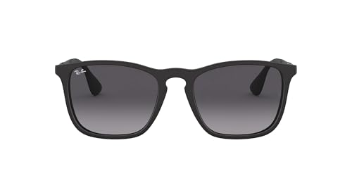 Ray-Ban Unisex Rb4187 Sonnenbrille, Schwarz (Gestell: Schwarz Glas: Grau Verlauf 622/8g), 54 EU von Ray-Ban