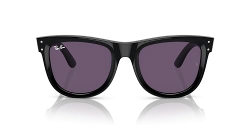 Ray-Ban Unisex Rbr0502s Wayfarer Reverse Sonnenbrille, Schwarz/Violett, 53 mm von Ray-Ban