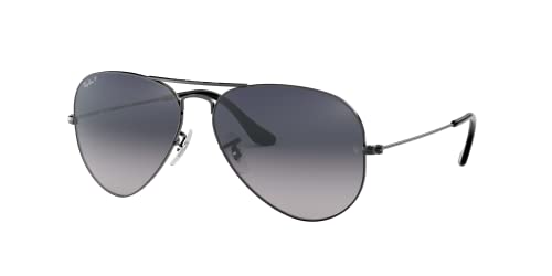 Ray-Ban Damen Aviator Sonnenbrille, Silber (004/78), 58 mm EU von Ray-Ban