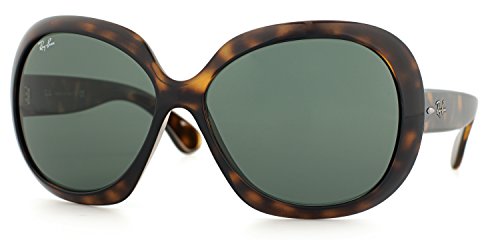 Ray-Ban womens Rb 4098 Sonnenbrille, Braun (Gestell: Havana, Gläser: Grün Klassisch 710/71), XL EU von Ray-Ban