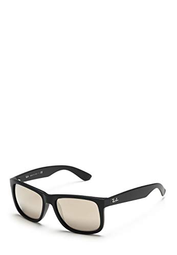 Ray-Ban 0RB4165 Justin Classic Sonnenbrille Large (Herstellergröße: 55), Schwarz (Gestell: schwarz, Gläserfarbe: gold verspiegelt 622/5A) von Ray-Ban