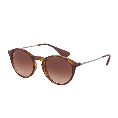 Ray-Ban Unisex Mod. 4243 Sonnenbrille, Mehrfarbig (Gestell: Havana, Gläser: braun verlauf Dunkelbraun 865/13), Medium (Herstellergröße: 49) von Ray-Ban