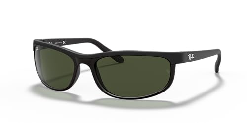 Ray-Ban Herren Rb 2027 Sonnenbrille, Schwarz (Gestell: Schwarz, Gläser: Grün Klassisch W1847), X-Large (Herstellergröße: 62) EU von Ray-Ban