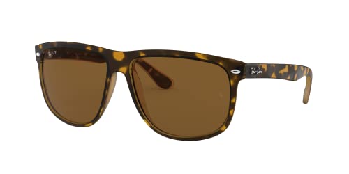 Ray-Ban Unisex RB4147 Sonnenbrille, Braun (Gestell: Havana, Gläser: Polarized Braun Klassisch 710/57), X-Large (Herstellergröße: 60) von Ray-Ban