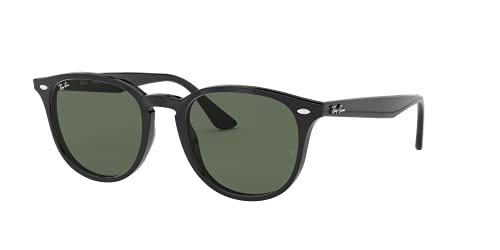 Ray-Ban Unisex RB4259 Sonnenbrille, Mehrfarbig (Gestell: schwarz,Gläser: grün 601/71), Medium (Herstellergröße: 51) von Ray-Ban