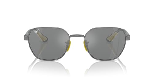 Ray-Ban Unisex Sonnenbrille Rb3794m Scuderia Ferrari Collection, Plomizo/Silbergrau verspiegelt, 54 mm Ray-Ban Unisex Sonnenbrille Rb3794m Scuderia Ferrari Collection, Plomizo/Silbergrau verspiegelt, 54 mm von Ray-Ban