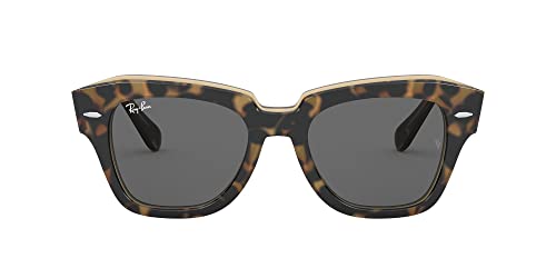 Ray-Ban Unisex State Street Sonnenbrille, Havana, 49 von Ray-Ban