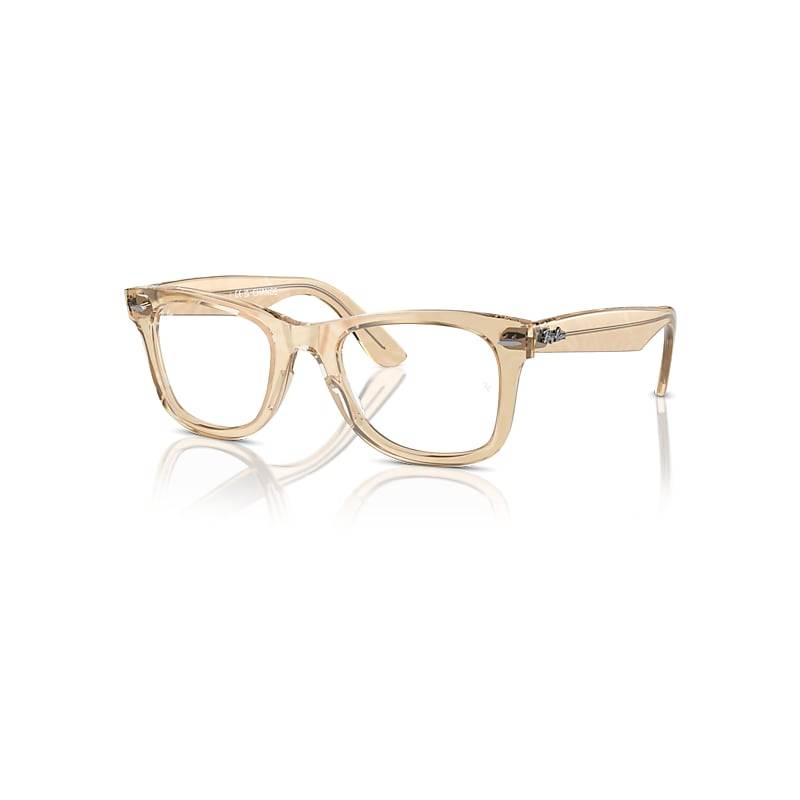 Ray-Ban Wayfarer Ease Optics Change Limited  Braune Wellen Selbsttönend Fassung Demo Gläser Glas Polarisiert 50-22 von Ray-Ban