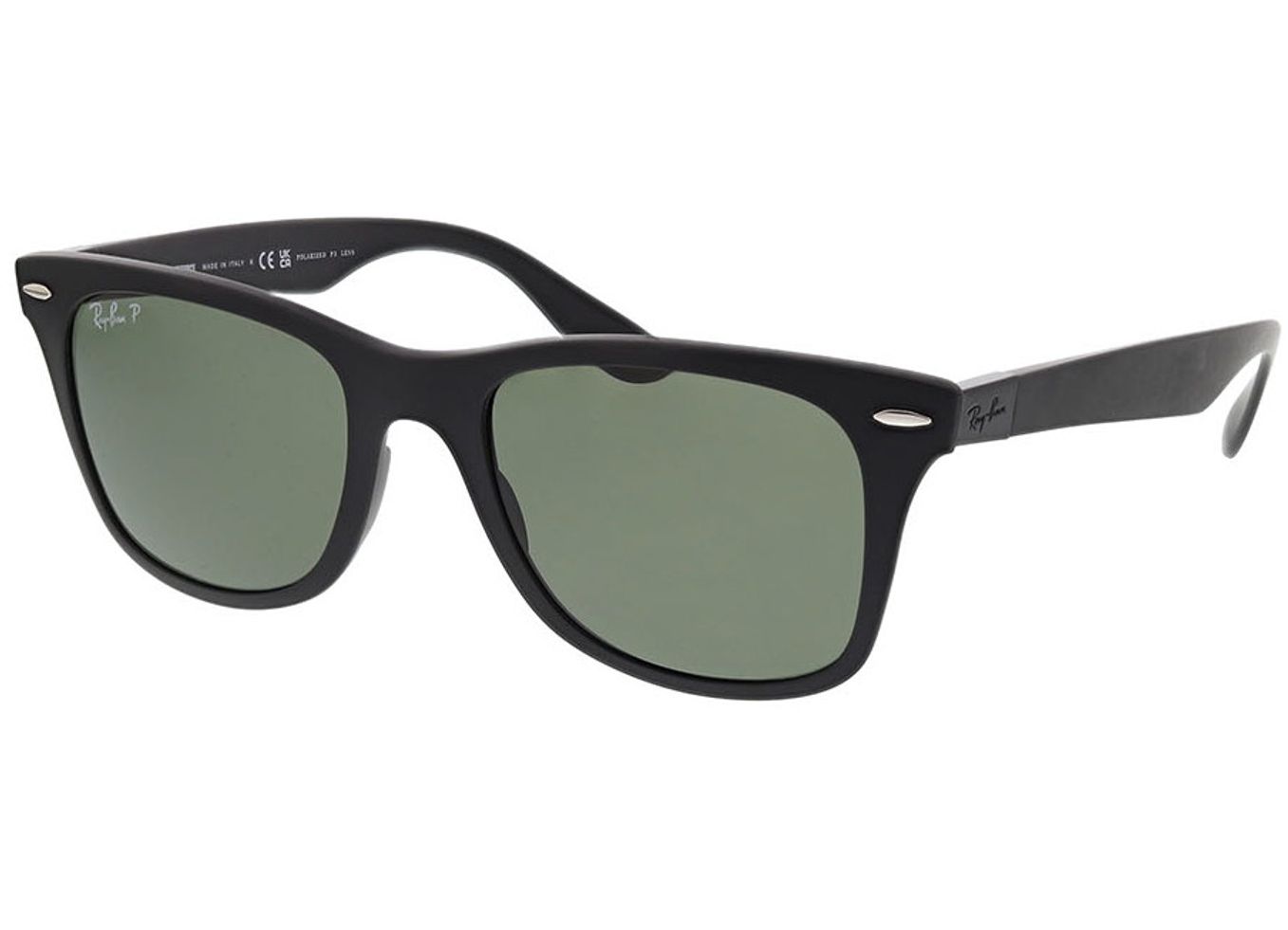 Ray-Ban Wayfarer Liteforce RB4195 601S9A 52-20 Sonnenbrille mit Sehstärke erhältlich, Herren, Vollrand, Eckig von Ray-Ban