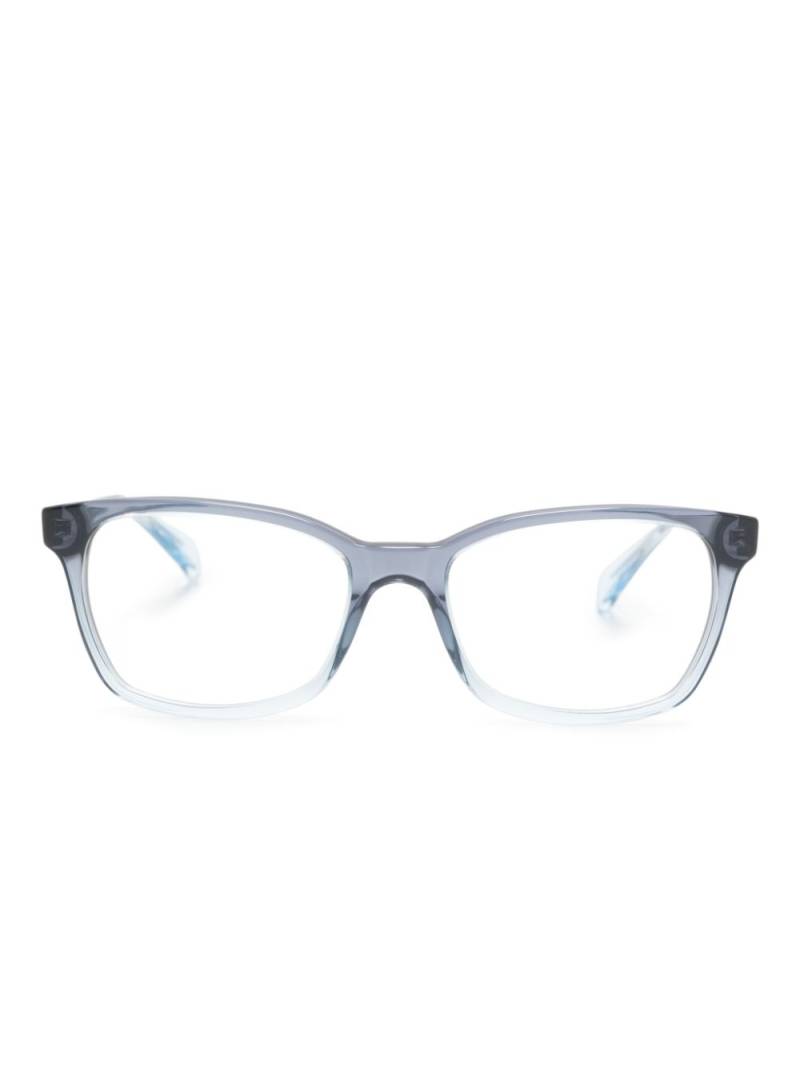 Ray-Ban Brille mit eckigem Gestell - Blau von Ray-Ban