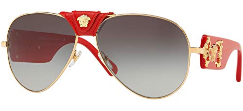 Versace Sonnenbrille VE2150Q-100211-62 Sonnenbrille 62, Gold von Ray-Ban