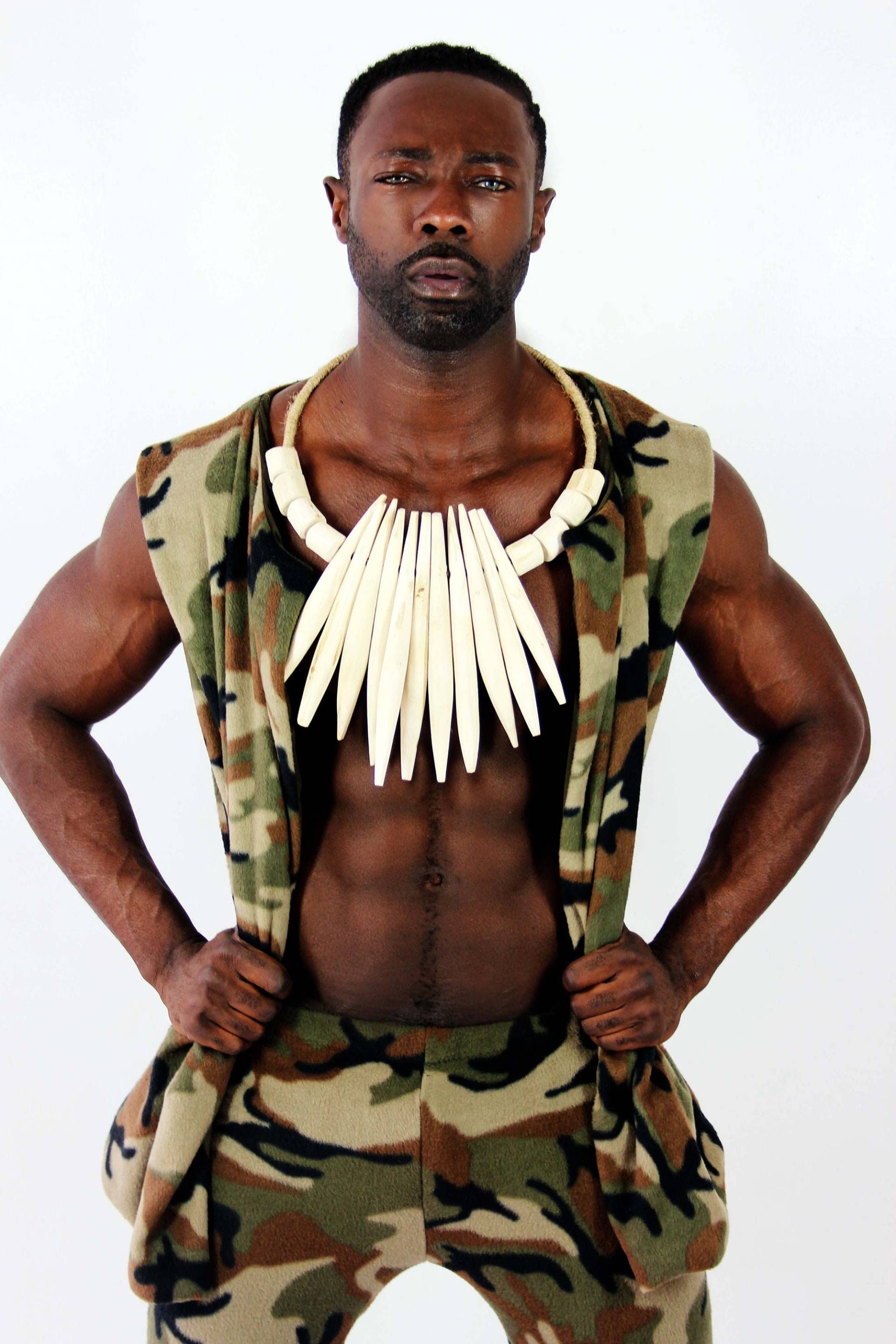Unisex Camo Fleecewesten Set, Ray Vincente von RayVincenteMenswear