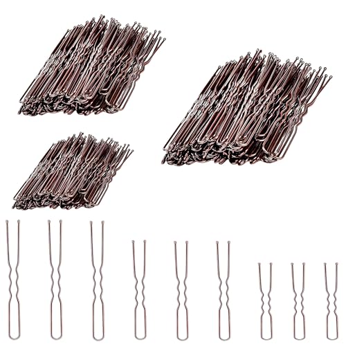 150 Stück Haarnadeln, 5cm 6cm 7cm Bobby Pins Hochzeit, Hochsteckfrisuren Zubehör Metall Haarklemmen Damen U förmige Braun Hairpin für Kinder, Friseure & Brautschmuck Haare Hairstyling Frisuren 150 Stück Haarnadeln, 5cm 6cm 7cm Bobby Pins Hochzeit, Hochsteckfrisuren Zubehör Metall Haarklemmen Damen U förmige Braun Hairpin für Kinder, Friseure & Brautschmuck Haare Hairstyling Frisuren von Rayconup