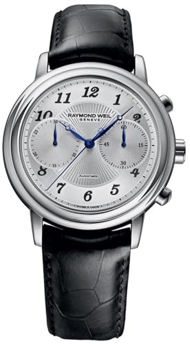 Raymond Weil 4830-STC-05659 Herren Armbanduhr Lammfell schwarz von Raymond Weil