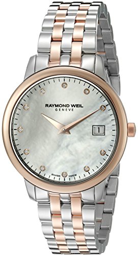 Raymond Weil Damen Analog Quarz Uhr mit Edelstahl Armband 5388-SP5-97081 von Raymond Weil