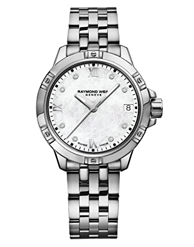 Raymond Weil Damen Analog Quarz Uhr mit Edelstahl Armband 5960-ST-00995 von Raymond Weil