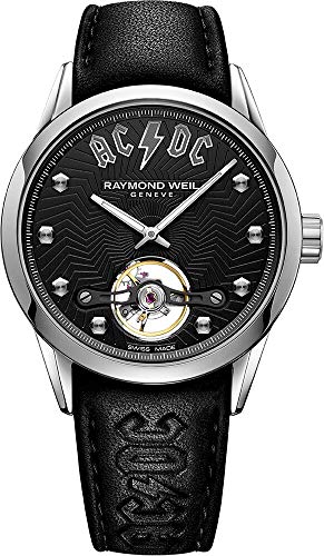 Raymond Weil Freelancer AC/DC Limited Edition Automatik Uhr, 42 mm, Schwarz von Raymond Weil