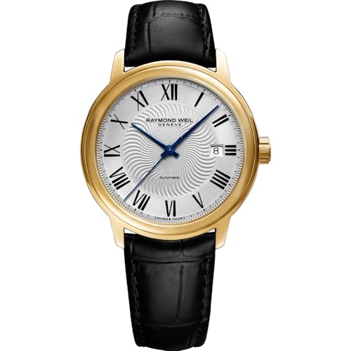 Raymond Weil Herren Analog Automatik Uhr mit Leder Armband 2237-PC-00659 von Raymond Weil