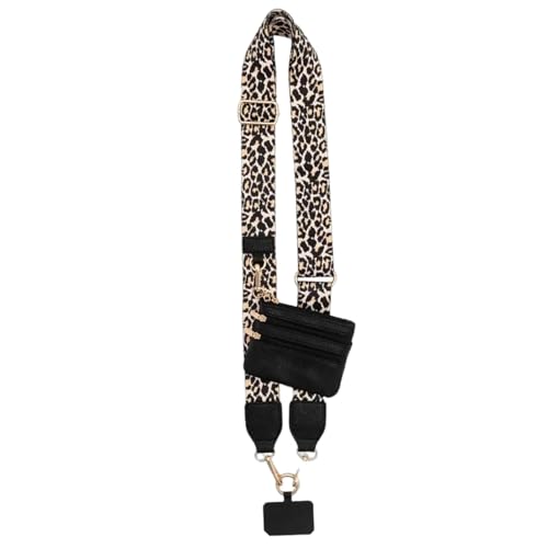 Breiter Handygurt Mit Tasche - 15X13X2 Cm Handygurt Mit Reißverschlusstasche,Handygurt Zum Umhängen Breit Und Lang,Handygurt Zum Umhängen Mit Tasche,Verstellbarer Handygurt Breit Mit Tasche, von Raypontia