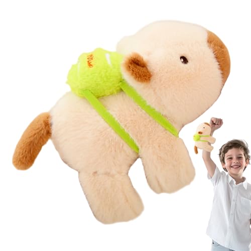 Raypontia Capybara Plüscharmband - Kuscheltier Capybara Zum Umarmen Schnapparmbänder | Weiches Wickelarmband Für Mädchen Kinder Und Erwachsene Als Tragbares Kuscheltier-Accessoire von Raypontia