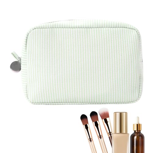 Raypontia Makeup Bag Organizer - Große Kosmetiktasche Mit Übersichtlichem Innenraum - Tragbares Ästhetisches Reiseetui Mit Reißverschluss Für Damen Camping Fitness Outdoor von Raypontia