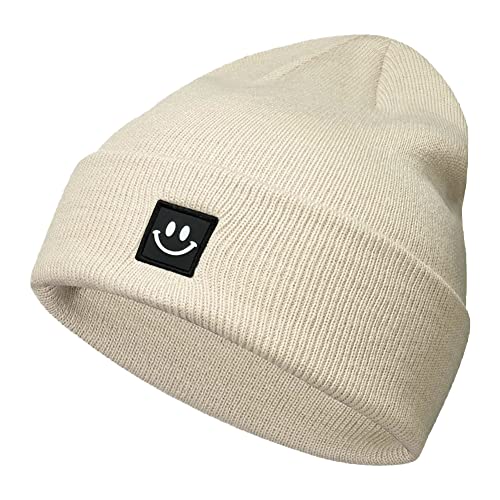 Rayson Herren Mütze Beanie Damen Herren Strickmütze Winter Mütze Jungen Mädchen Laufmütze Herren Wintermütze Damen Weihnachten Geschenke(Beige) von Rayson