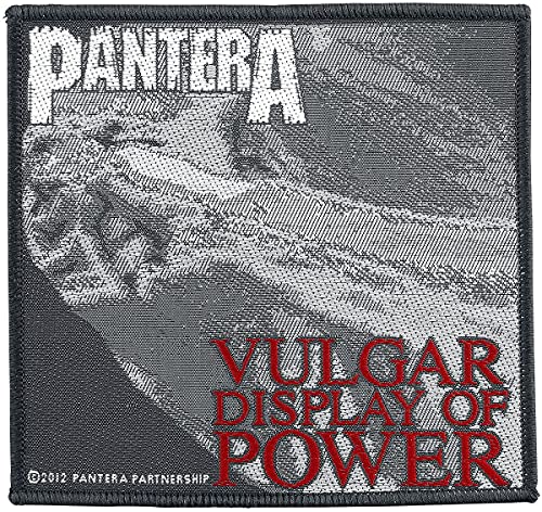 PANTERA Vulgar Display Of Power Unisex Patch multicolor 100% Polyester Band-Merch, Bands von PANTERA