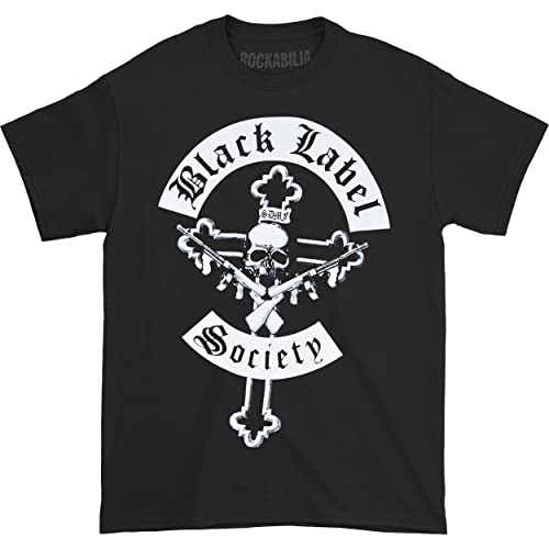 Black Label Society T-Shirt Mafia, Schwarz, schwarz, Groß von Razamataz