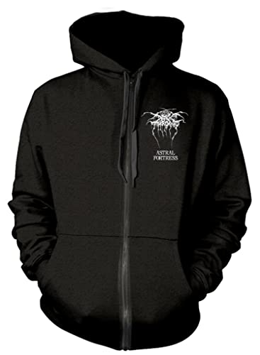Darkthrone 'Astral Fortress' Kapuzenpullover mit Reißverschluss, Schwarz, Schwarz , XXL von Razamataz