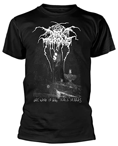 Darkthrone 'The Winds of 666 Black Hearts' (Schwarz) T-Shirt (as3, Alpha, m, Regular, Regular) von Razamataz