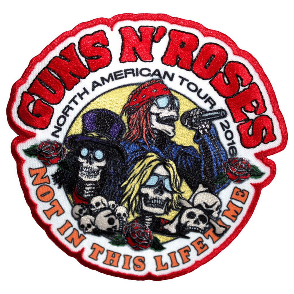 Guns N' Roses Patch Rund · Not In This Lifetime NA Tour 2016 (Ø 10cm) von Razamataz