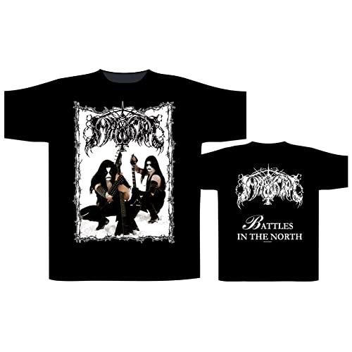 Immortal 'Battles In The North 2022' (schwarz) T-Shirt, schwarz, Klein von Razamataz