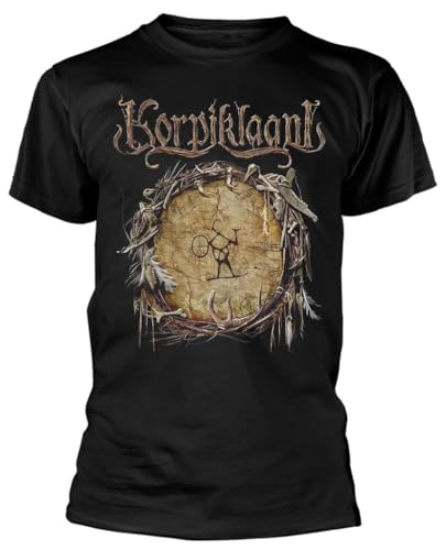 Korpiklaani Rankarumpu Unisex Kurzarm T-Shirt, Schwarz , L von Razamataz