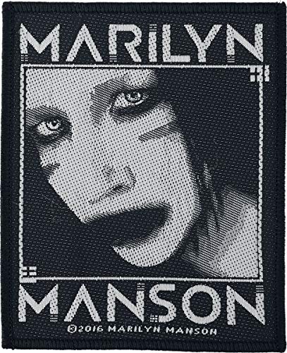 Marilyn Manson Villain Patch schwarz von Razamataz