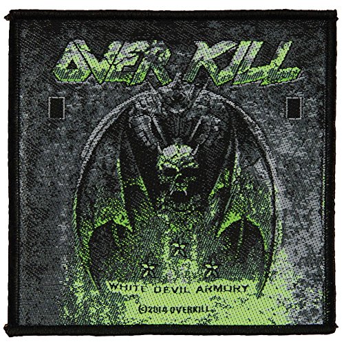 OVERKILL - Patch Aufnäher - White devil armory 10x10cm von Razamataz