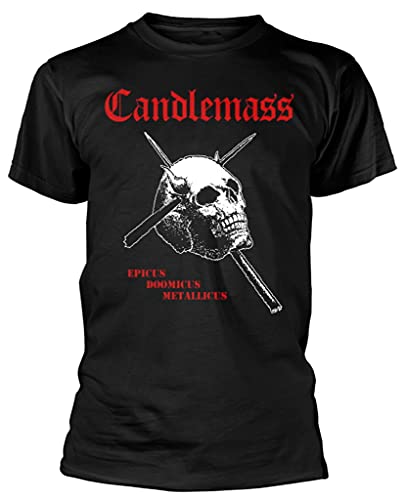 RAZAMATAZ Candlemass T-Shirt Epicus Doomicus Metallicus (schwarz), schwarz, XX-Large von Razamataz