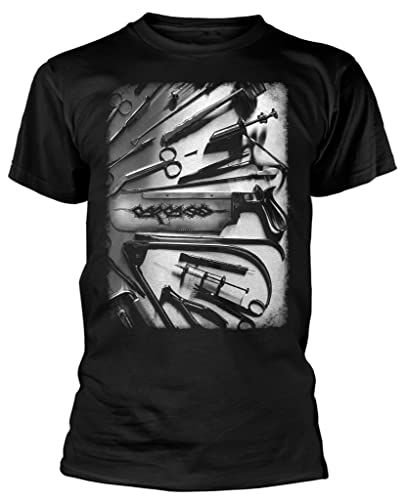 RAZAMATAZ Carcass 'Chirurgenstahl' (schwarz) T-Shirt, schwarz, Groß von Razamataz