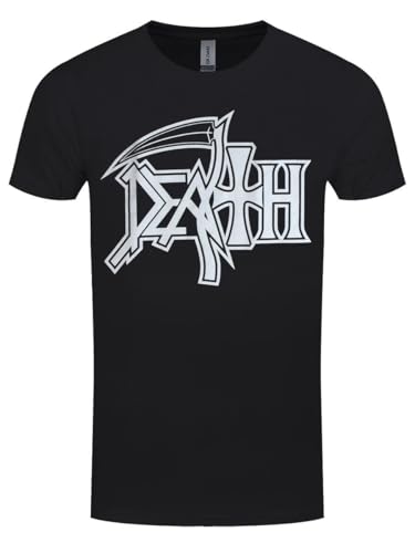 RAZAMATAZ Death T-Shirt "White Logo" (schwarz), schwarz, X-Groß von Razamataz